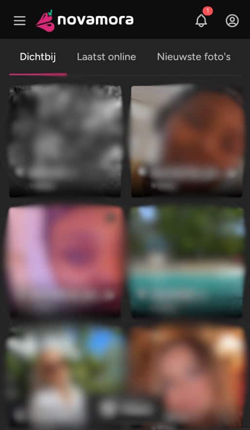 Leden zoeken Novamora Mobiel
