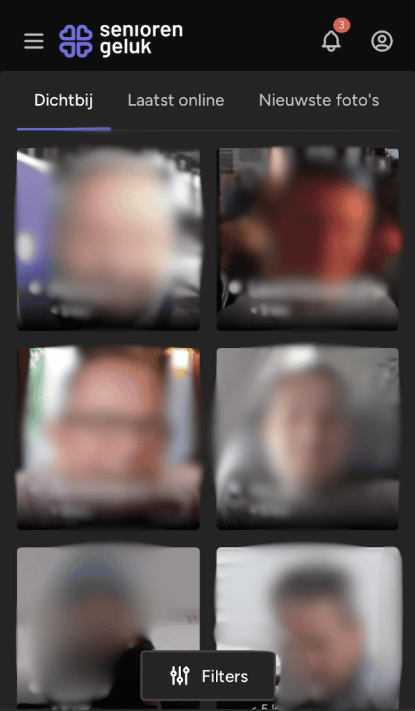 Profiel overzicht mobiel screenshot