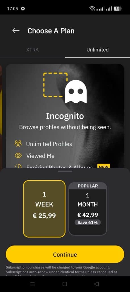 Grindr Incognito