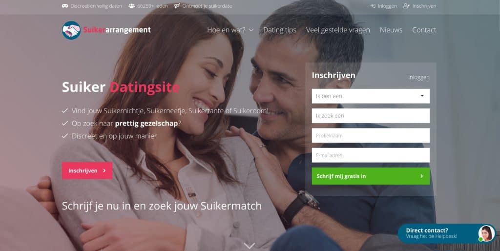 Suikerarrangement homepage