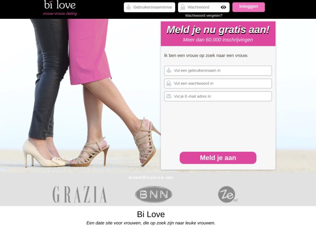 BiLove Homepage