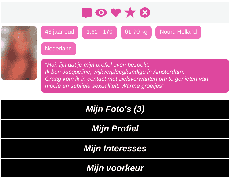 BiLove Profiel