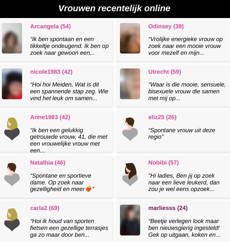 BiLove recente profielen online