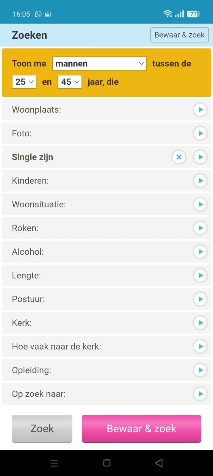 Zoeken
