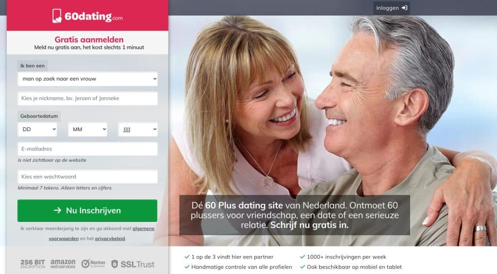 60Dating - Homepage