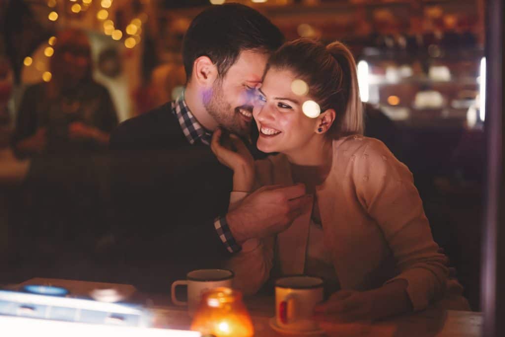 Romantisch stel heeft een fling